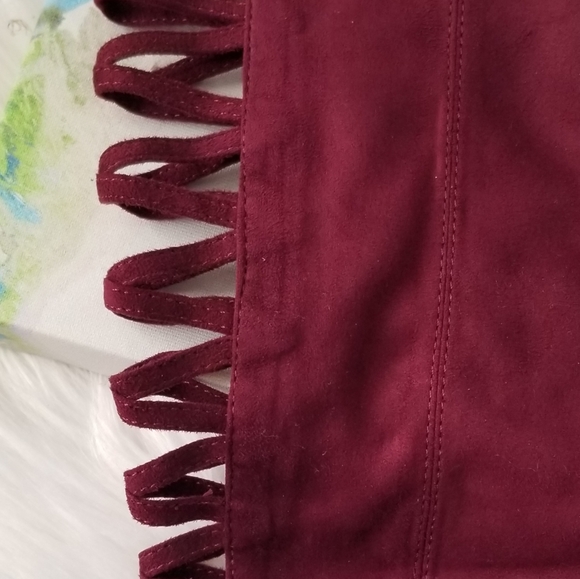 Aldo Bordeaux Knee High Stiletto Boot - Picture 3 of 4